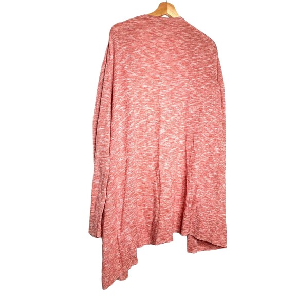 Madewell Summer Ryder Waterfall Cardigan Sweater in Marled Rose Size XXL NWT - Picture 3 of 10